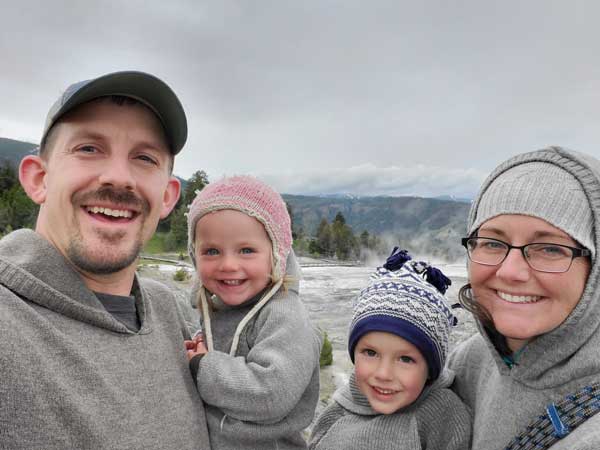 Outdoor Wool Adventures - Kids in Yellowstone